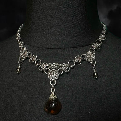 Eryndia // Necklace with Smoky Quartz